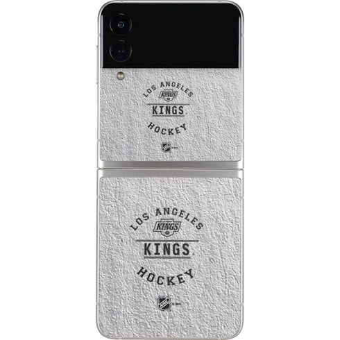 NHL Los Angeles Kings Black Text Galaxy Z Flip3 5G Skin